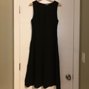 Babaton Fit and Flare Black Dress